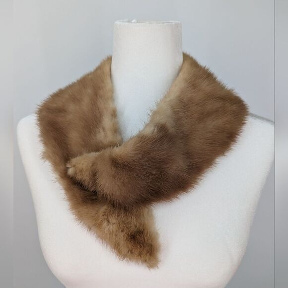 Vintage Faux Fur Collar Scarf - Picture 2 of 9